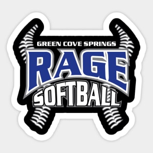 Rage Softball Sticker